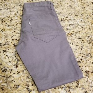 Levis Slim Fit Chinos - Grey Mens 31x30